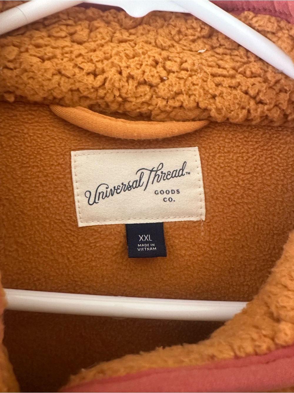 Universal Thread Orange Teddy Jacket - Picture 2 of 2